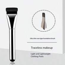 Cọ tán kem nền mỏng, cọ tán mặt nạ thẳng, cọ trang điểm che khuyết điểm. - trắng - Xem 3
