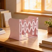 Adjustable Thickened Bookend, Metal Bookshelf Suitable For Heavy Books, Desktop, Office, Home And School Use - 1 Pcs - View 6