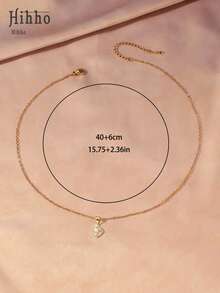 Hihho 1pc Compass Star-Shaped Pendant, Square Curved Design Fully Inlaid With Zirconia, Center Main Diamond Paired With Cross Star Line, Symmetrical Structure, Elegant & Chic Daily Wear For Women - Starlight - View 8