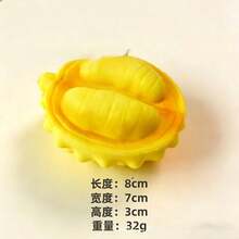 1个2026新款逼真软萌慢回弹面包捏捏乐减压玩具，仿真迷你榴莲蛋糕玩具，柔软面团质感粘手捏捏乐指尖玩具，可爱逼真食物捏捏乐减压玩具，卡哇伊创意日常放松玩具，青少年、男孩女孩和朋友的完美生日节日礼物 - 彩色 - 查看 9