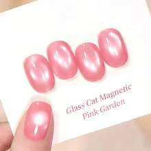 MISS MIANEL 10ml/支 2026 夏季新款畅销粉色玻璃珠冰透明猫眼磁性指甲油,美白,适合美甲沙龙和DIY,万圣节、法式、裸色、月光猫眼美甲凝胶 - 彩色 - 查看 6