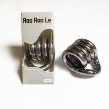 1pc 2026 New Electroplated Fidget Toy, Focus Therapy Anti-Stress Finger Toy RAORAOLE Metal Twist Toy - Birthday Gift, Ideal Gift, Surprise Gift, Holiday Gift, Couple Gift, Christmas Gift, Gamer Gift - Squeeze Toy, Stress Relief Essential - Multicolor - View 12