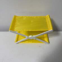 Almohada plegable portátil para la cabeza de playa, almohada de silla de salón de estilo vintage para viajes y camping - Amarillo - Ver 7