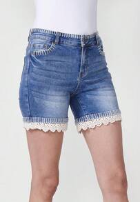 Koroshi Shorts pour femmes pour l'extérieur - Bleu azur - Voir 7