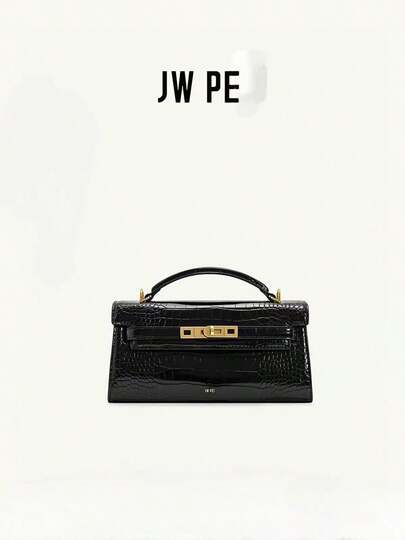 Túi đeo vai JW PE Xuân/Hè mới về, kiểu dáng Âu Mỹ, túi xách da mềm mại, bền bỉ và nhẹ, túi Hailey dập vân cá sấu, túi tote đeo vai cao cấp dung tích lớn mới dành cho nữ, phù hợp cho công sở, mua sắm, du lịch, hẹn hò, tiệc tùng.
