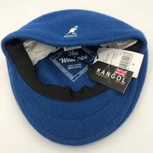 KANGOL Kangaroo Brand Baseball Cap Model 504 With Embroidered Logo Made Of Wool Fedora Hat, Fashionable And Versatile Accessory. JNAK - Nhãn màu xanh hồ với tem trắng (con dấu vuông) - Xem 13