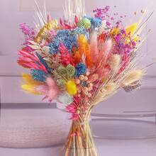 Bouquet de fleurs séchées - 128 pièces - Voir 4