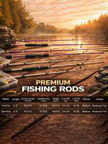 SOUGAYILANG 1.8m/5.9ft Ultralight Fishing Rod - Suitable For Freshwater And Saltwater Fishing Beginners, With EVA Handle And Ceramic Guides - Purple - View 2