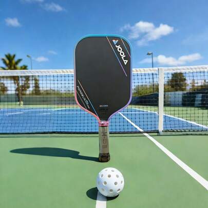 1 JOOLA Perseus 3s Paleta de Pickleball - Superficie de fibra de carbono, Núcleo de panal de polipropileno de 16 mm - Texturizada y de alta fricción - Adecuada para partidos y entrenamiento diario, Adecuada para todos los jugadores