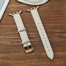 Dây đeo đồng hồ nữ bằng da PU mềm mại, thời trang dành cho Apple Watch 1-11 Ultra SE, kiểu dáng thanh lịch và mỏng nhẹ, kích thước 38, 40, 41, 42, 44, 45, 46, 49mm. - Không khuôn - Xem 7