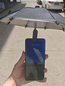 迷你手机遮阳伞，防紫外线遮阳罩，可折叠手机遮阳罩，适用于送货员、摩托车爱好者、户外旅行者、自行车骑行者、海滩垂钓者。便携式小型户外遮阳罩，可用作手机支架等配件。毕业季、返校季和旅行季的必备单品——送给爸爸的礼物。 - 彩色 - 查看 8