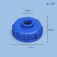 Bộ chuyển đổi ren trong 1/2 inch, 3/4 inch, 1 inch cho bồn chứa IBC, phụ kiện van kết nối vòi S60, dụng cụ thay thế kết nối tưới tiêu làm vườn - Nhiều màu - Xem 16