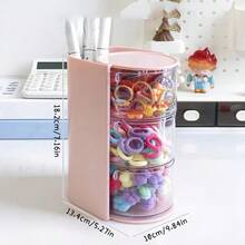 1 buah Organizer Makeup Multifungsi, Tempat Kuas Anti Debu dengan Kompartemen Transparan untuk Puff Bedak, Spons Makeup & Produk Perawatan Kulit, Dekorasi Kamar Tidur, Perlengkapan Sekolah. - MultiWarna - View 11
