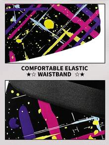 2 chiếc quần boxer nam in hình graffiti trừu tượng huỳnh quang, đồ lót nam phong cách nghệ thuật đường phố, quà tặng kỷ niệm, quà tặng ngày Valentine, quà tặng sinh nhật, quà tặng đám cưới, quà tặng bạn thân, quà tặng bạn trai, quà tặng chồng, quà tặng cho nam giới. - Nhiều màu - Xem 4