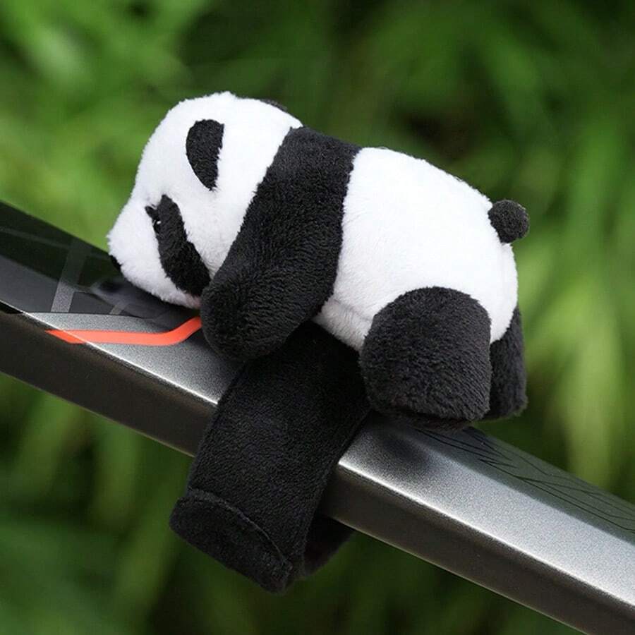 1 Stück Fahrrad Berg-Fahrrad Lenker Vorderstrebe Dekoration Panda Puppe kreatives kleines Anhänger, süße Ausrüstung für Straßenrad-Fahren - Verschiedenfarbig - Übersicht 1