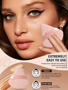 58 piezas Juego de herramientas de maquillaje que incluye: 32 piezas Juego de brochas de maquillaje + 1 diadema + 2 correas para tazón de mano + 2 esponjas de limpieza facial + 1 herramienta de limpieza de brochas de maquillaje + 5 borlas de polvo triangulares + 5 esponjas de maquillaje + 5 borlas de polvo de cojín de aire mini + 5 esponjas de maquillaje mini, todo en uno y fácil para principiantes | Listo para viajar y para regalar | Perfecto para principiantes/ella - Multicolor - Ver 3