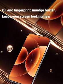 Shockproof Android Phone Screen Protector 3pcs Tempered Glass Screen Protector Compatible With Xiaomi/, High Hardness, Scratch-Resistant, Fingerprint-Proof, No Borders, No Bubbles, Compatible With Phone Cases, Easy Installation Mother's Day Gift Birthday - Clear - View 7