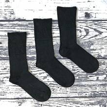 Sock Snob Sock Snob - 12 Pairs Mens Thermal Diabetic Socks | Non Elastic Extra Wide Diabetic Socks For Poor Circulation - White - View 2