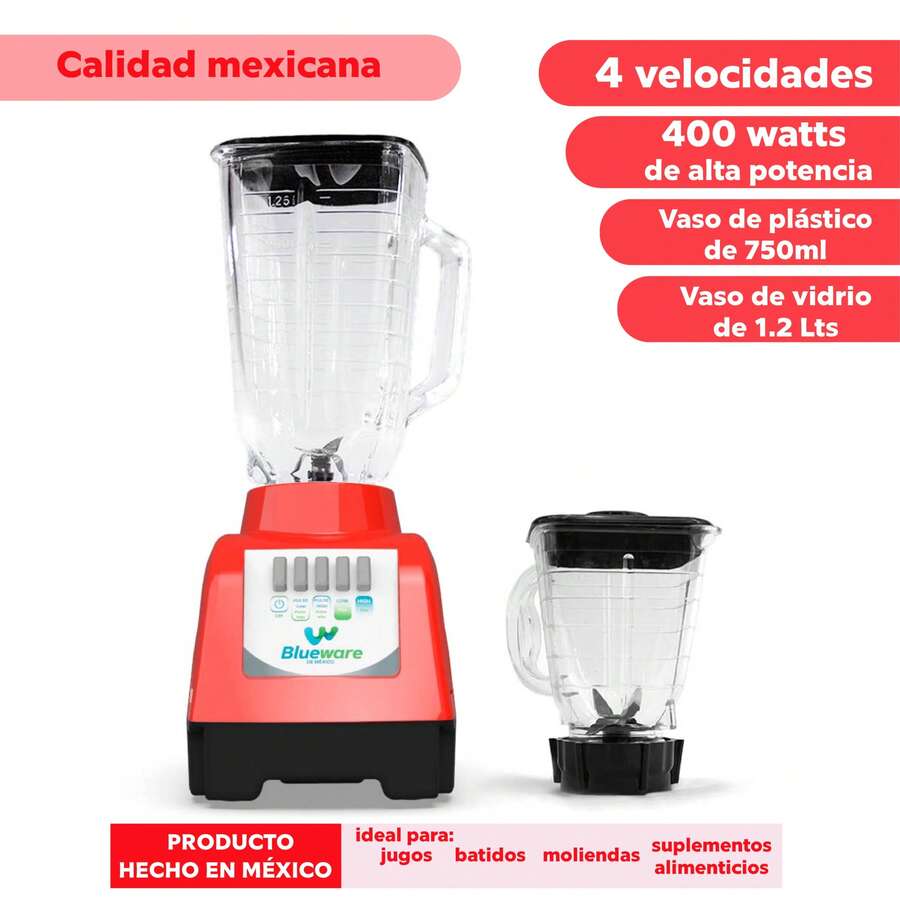 Countertop Blenders - Red - View 1