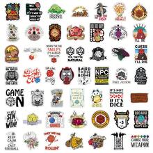 50pcs Cartoon Game Character TRPG Funny Meme Decorative Stickers For Notebook - TRPG Memes - View 5