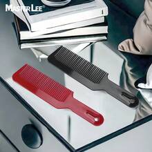 MASTERLEE 1pc Thin Plastic Anti-Static Comb With Hanging Hole, Hair Cutting Comb Tool, Salon Barber Cutting Comb, Hair Styling Accessory, Hairdressing Tool Accessory - Multicolor - View 4