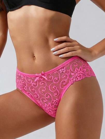 1pc Women's Sexy Lace Panties