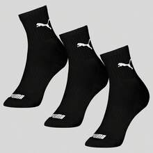Kit Of 3 Pairs Of Puma Men's Mid-Calf Socks For Sports, Gym, And Casual Use 4795 - màu đen - Xem 6