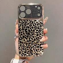 1 chiếc ốp lưng điện thoại 3D đính đá họa tiết da báo cho Apple 17 Pro Max, tương thích với các dòng Apple 16 Pro, 15 Plus, 14, 13, chống rơi vỡ, bảo vệ sáng tạo. - Nhiều màu - Xem 2