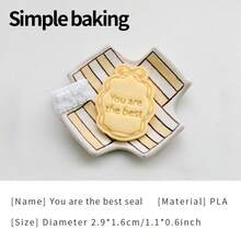 A Vintage Picture Frame-Shaped Cookie Mold, With Cookie Stamps For Expressing Love, Gratitude, And Blessings. Cookies Stamp For Mother's Day And Teacher's Day To Express Gratitude. A Cookie Cutters For Gift Snacks. Cake Decorating Accessories - View 14