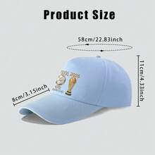 1PC 1pc  2026 World Cup Official Licensed Baseball Cap [Authorized] - Adjustable Suitable For Running, Outdoor, Graduation Gift For &, Lightweight Comfortable Cap With , Great Gift For Fans  Hats Gorras Para Hombre Cruise Essentials - Black - View 4