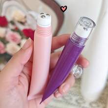 2个可重复灌装的旅行装滚珠瓶，适用于乳霜、乳液和精油 - 防漏椭圆形设计，配有易于取用的滚珠 - 仅限手洗 - 非常适合随时随地进行保湿和护肤 - A - 查看 3