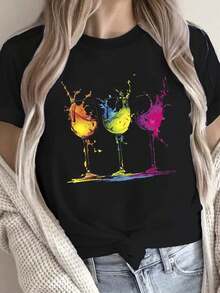 Plus Size T-Shirts - White - View 1
