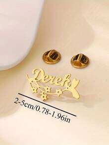 Ghim cài áo thiết kế riêng với hai ghim, họa tiết chim bồ câu hòa bình và các ngôi sao - Có thể khắc tên theo yêu cầu. - Nhiều màu - Xem 3