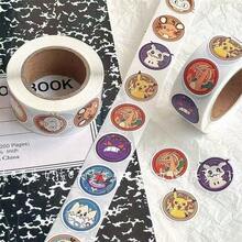 500pcs Pokemon Stickers, Cute High-Quality Scrapbooking Materials, Envelope Seals, Student Rewards - Multicolor - View 4