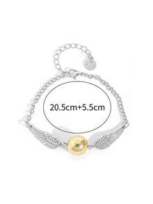 1 pieza Pulsera con diseño de ala minimalista, apta para uso diario - Multicolor - Ver 5