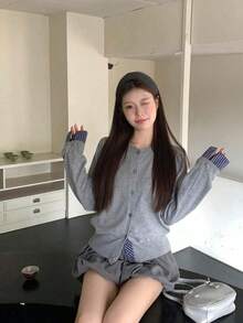 Women Tops - Grey - View 6
