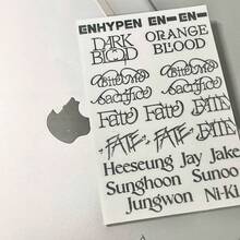 EN/HYPEN Stickers, SUNGHOON, NIKI, JAY 3D Metal Embossed Stickers, High-Quality Decorative Stickers For Phones, Laptops, Tablets, Scrapbooks, Cards, Fans Collection, Birthday & Holiday Gifts - Multicolor - View 9