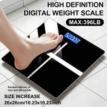 The Electronic Smart Weight Scale Is Equipped With A Random Color Soft Ruler And A Digital Bathroom Weighing Scale, Which Can Measure Up To 400 Lbs/180 Kg (Requires 2 AAA Batteries). It Is Suitable For Home Fitness And Is A Must-Have For Families. - Multicolor - View 3