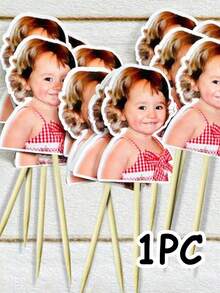 1/10/25 chiếc que cắm bánh kem in ảnh theo yêu cầu - Que cắm bánh cupcake in ảnh chân dung cá nhân, que cắm bánh cupcake in ảnh khuôn mặt theo yêu cầu, que trang trí bánh cupcake hình mũ sinh nhật, thích hợp cho bánh sinh nhật, dễ dàng đặt lên bánh, lý tưởng cho sinh nhật, họp mặt gia đình, ngày lễ. - Nhiều màu - Xem 17