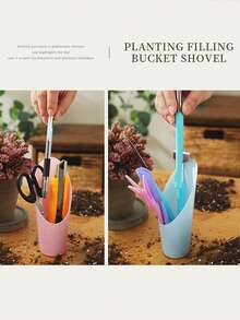 Bộ dụng cụ trồng cây mọng nước 1 món, nhỏ gọn và tiện dụng. Thích hợp để thay đất cho cây trồng trong chậu, trồng cây mọng nước, làm tơi đất sân vườn, cũng có thể sử dụng với hệ thống tưới tiêu nông trại, bền chắc, đáp ứng nhu cầu trồng và chăm sóc hàng ngày. - xẻng tròn - Xem 7
