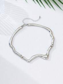 1pc Fashion Lava Choker Necklace, Elegant Beach Vacation Style, Suitable For Women's Daily Wear, Party, And Outdoor Activities - Lava Necklace - View 11