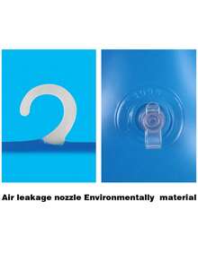 Móc treo quần áo bơm hơi PVC chống trượt, móc treo quần áo bằng nhựa gấp gọn tiện dụng khi đi du lịch, móc treo quần áo bơm hơi. - Màu xanh lam - Xem 8