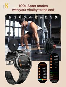 Reloj inteligente D8, reloj inteligente para mujer, reloj inteligente de moda para mujer, diseño elegante y delgado para dama, pantalla táctil de alta definición de 1.85 pulgadas - Ver 9