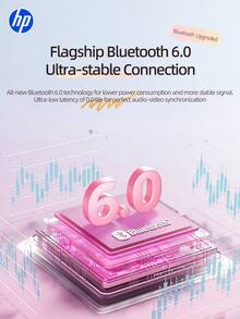 HP 無線藍牙 5.3 耳機，自動配對附麥克風，最高 30 小時電池續航力，Type-C 充電，IPX4 防汗設計，適合遊戲與運動，相容 iPhone 與 Android 設備 - 查看 9