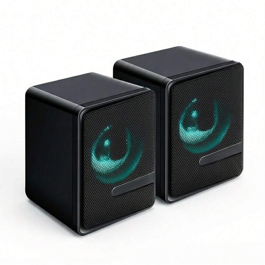 PC Computer Speaker With Subwoofer And RGB USB Gaming Speakers - View 1