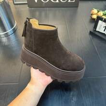 Women Snow Boots - Khaki - View 9