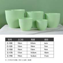 5个/1个 Utopia Home 花盆 - 室内排水花盆，适用于室内塑料花盆 - 非常适合盛放填充物或装饰房间、办公室、家居、新年、情人节 - 黑色 - 查看 22