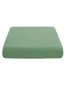 1pc Solid Color High Elastic Removable & Washable Sofa Seat Cushion Cover, Suitable For Living Room Polyester Sofa Seat & Back Cover - Avocado Green - View 8