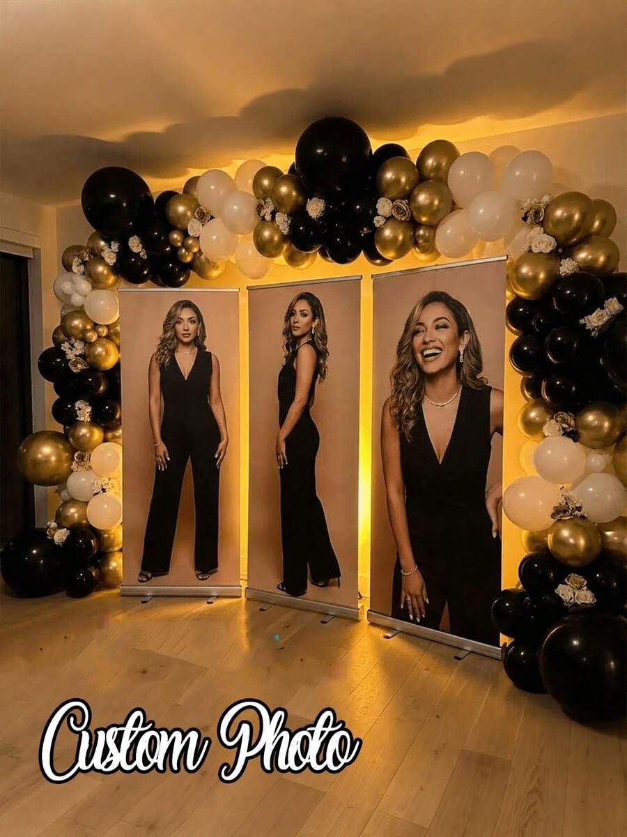 1 cái - Banner tùy chỉnh, Banner polyester in ảnh cá nhân hóa. Poster chữ ảnh cưới tùy chỉnh, Poster tốt nghiệp bằng vải canvas không khung tùy chỉnh, Banner chào mừng đám cưới, Poster tiệc sinh nhật tùy chỉnh, Mẫu bảng chào mừng đám cưới - Nhiều màu - Xem 1