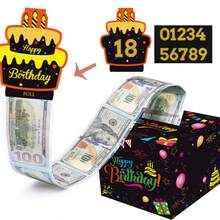PartyBox - Hộp quà sinh nhật rút tiền bất ngờ, hộp quà tiền nổ tung, bộ rút tiền hình bánh kem kèm thiệp chúc mừng và hướng dẫn sử dụng, hộp quà tự làm bất ngờ phù hợp cho mọi lứa tuổi. - Xem 1